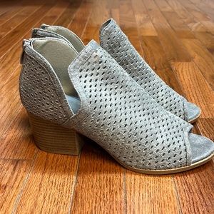 Boutique open toe booties